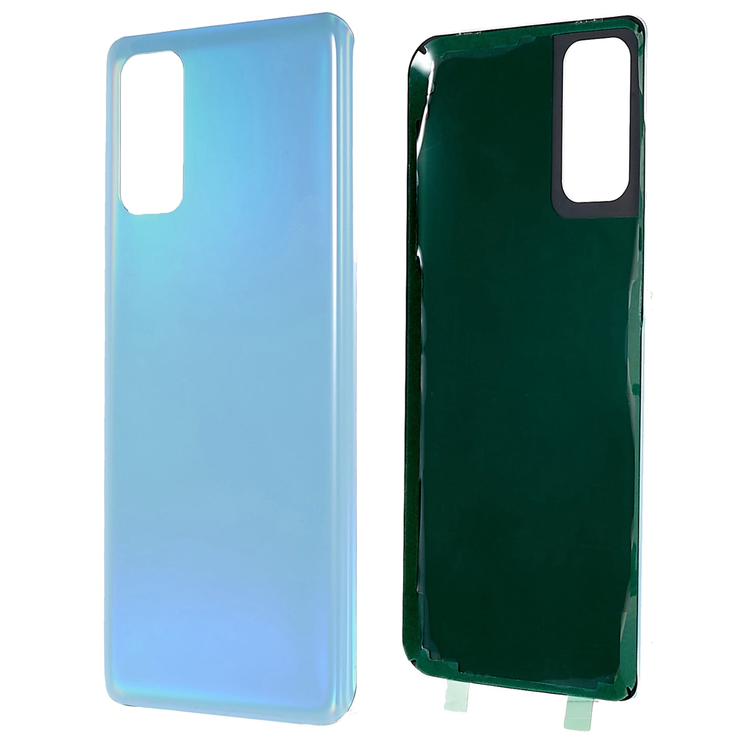 For Samsung Galaxy S20 4G G980 / S20 5G G981 Battery Housing Cover with Adhesive Sticker (without Logo) - Blue