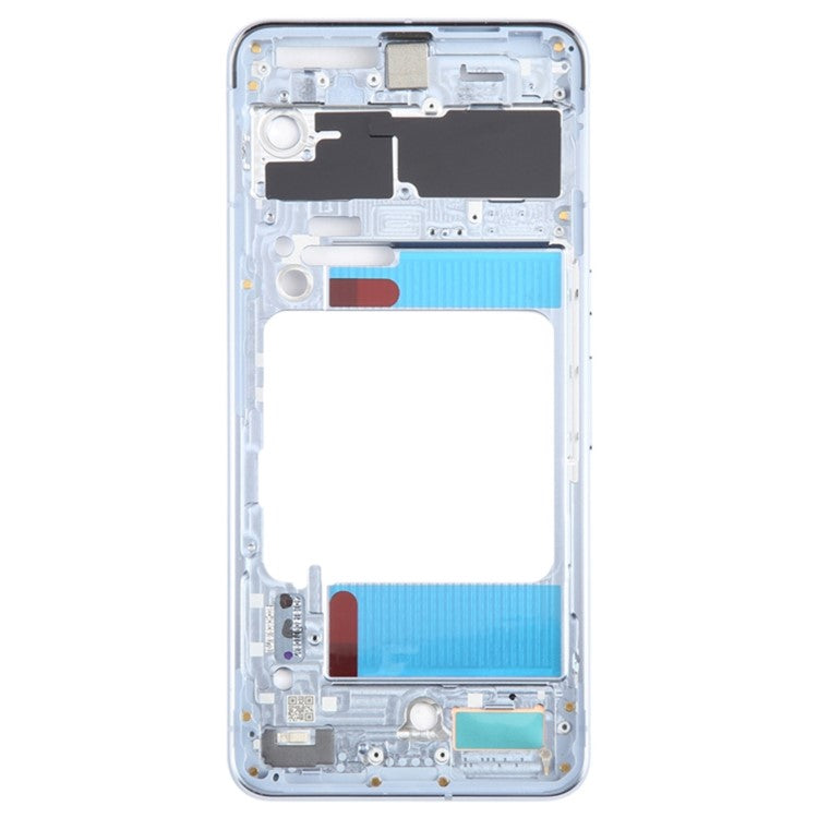 For Google Pixel 8 Pro GC3VE G1MNW OEM Middle Plate Frame Spare Part (without Logo) - Blue