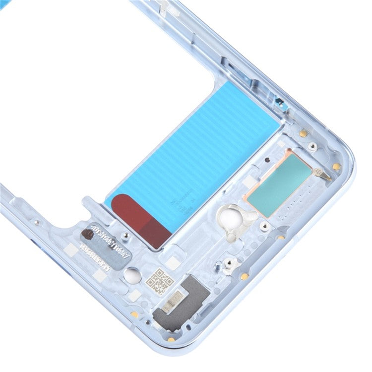 For Google Pixel 8 Pro GC3VE G1MNW OEM Middle Plate Frame Spare Part (without Logo) - Blue