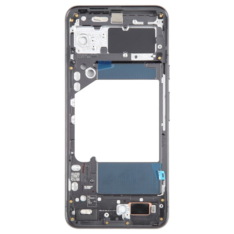 For Google Pixel 8 GKWS6 G9BQD OEM Middle Plate Frame Spare Part (without Logo) - Black