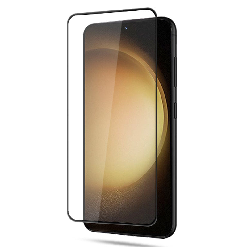 MOCOLO For Samsung Galaxy S24+ Silk Printing Tempered Glass HD Clear Screen Protector - Black