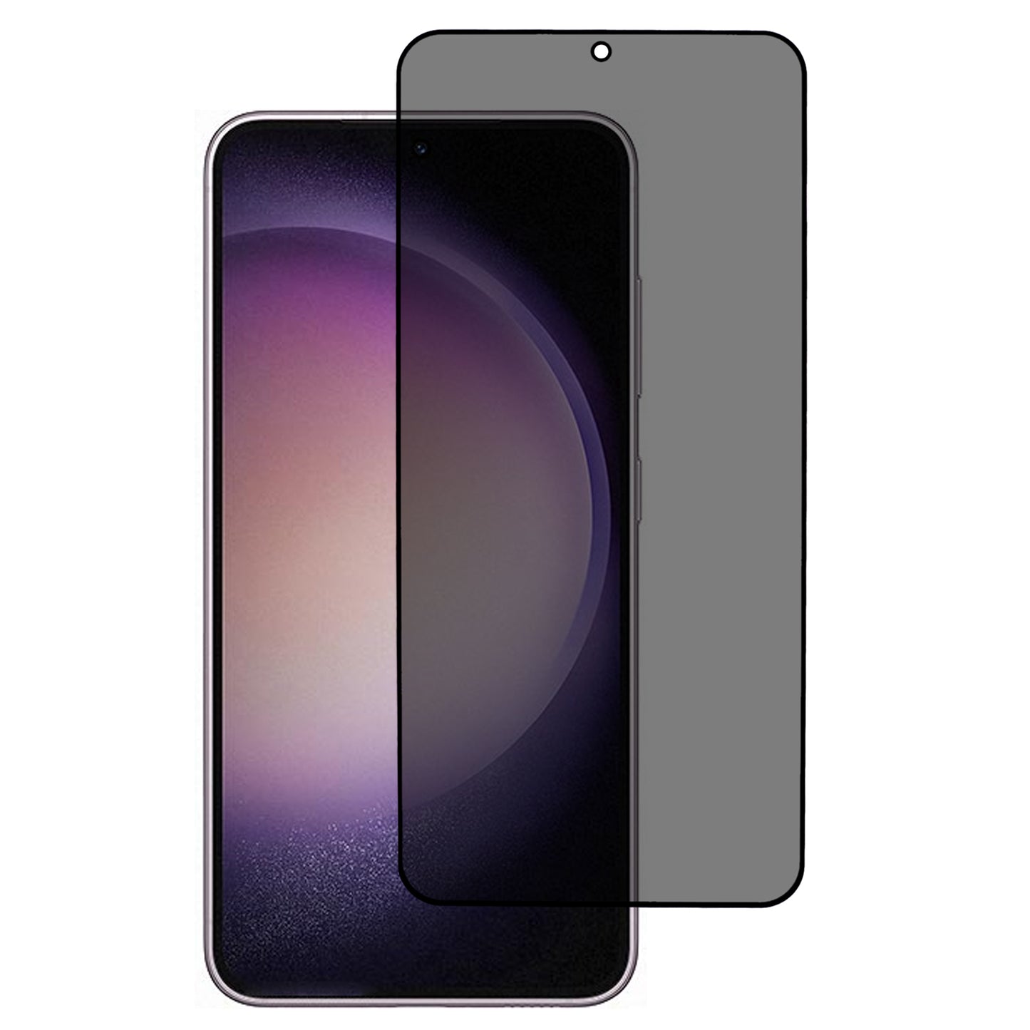 For Samsung Galaxy S24+ Screen Protector Anti Peeping Tempered Glass Film (Side Glue)