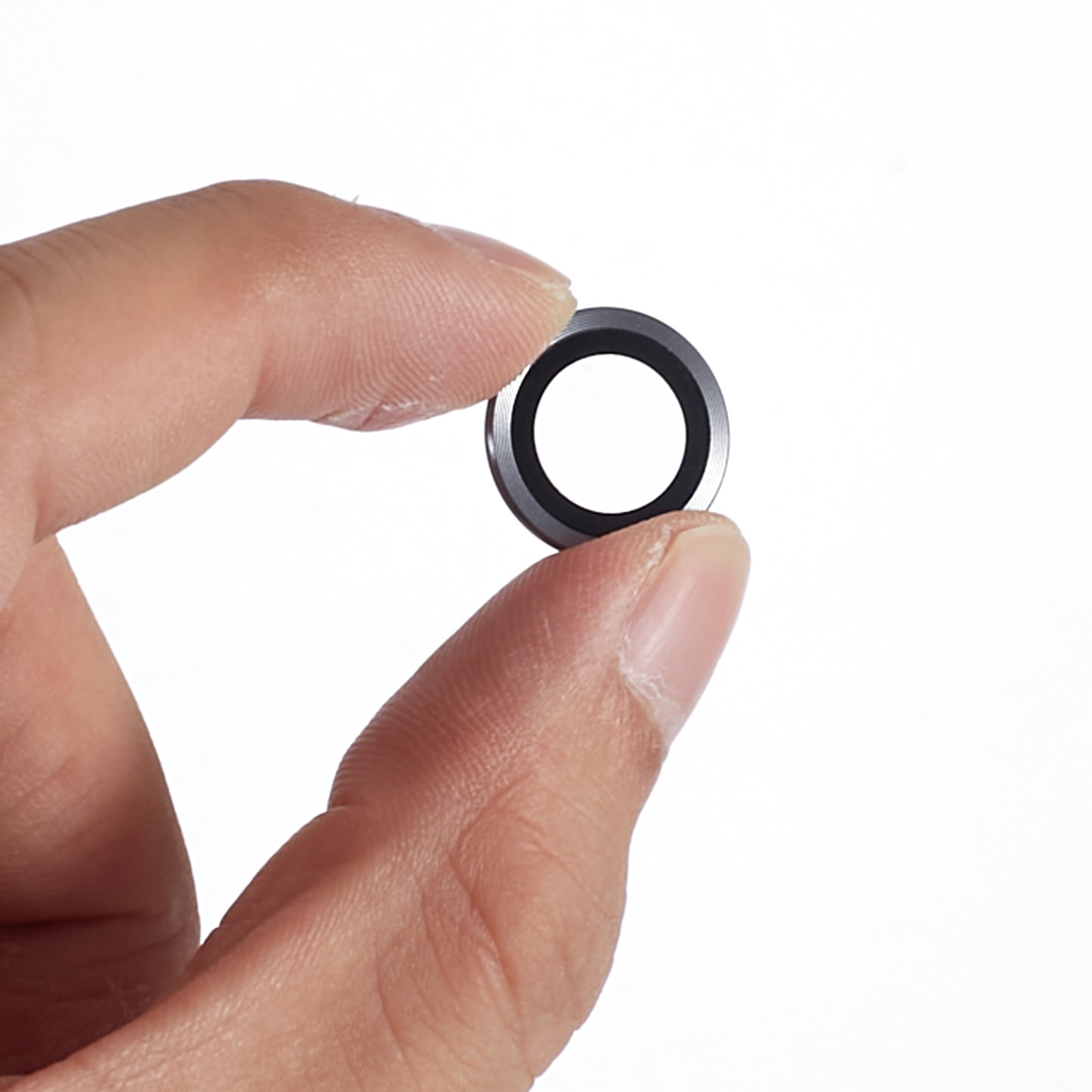 For Samsung Galaxy S24+ 1 Set Camera Lens Protector Metal + Tempered Glass Film - Silver