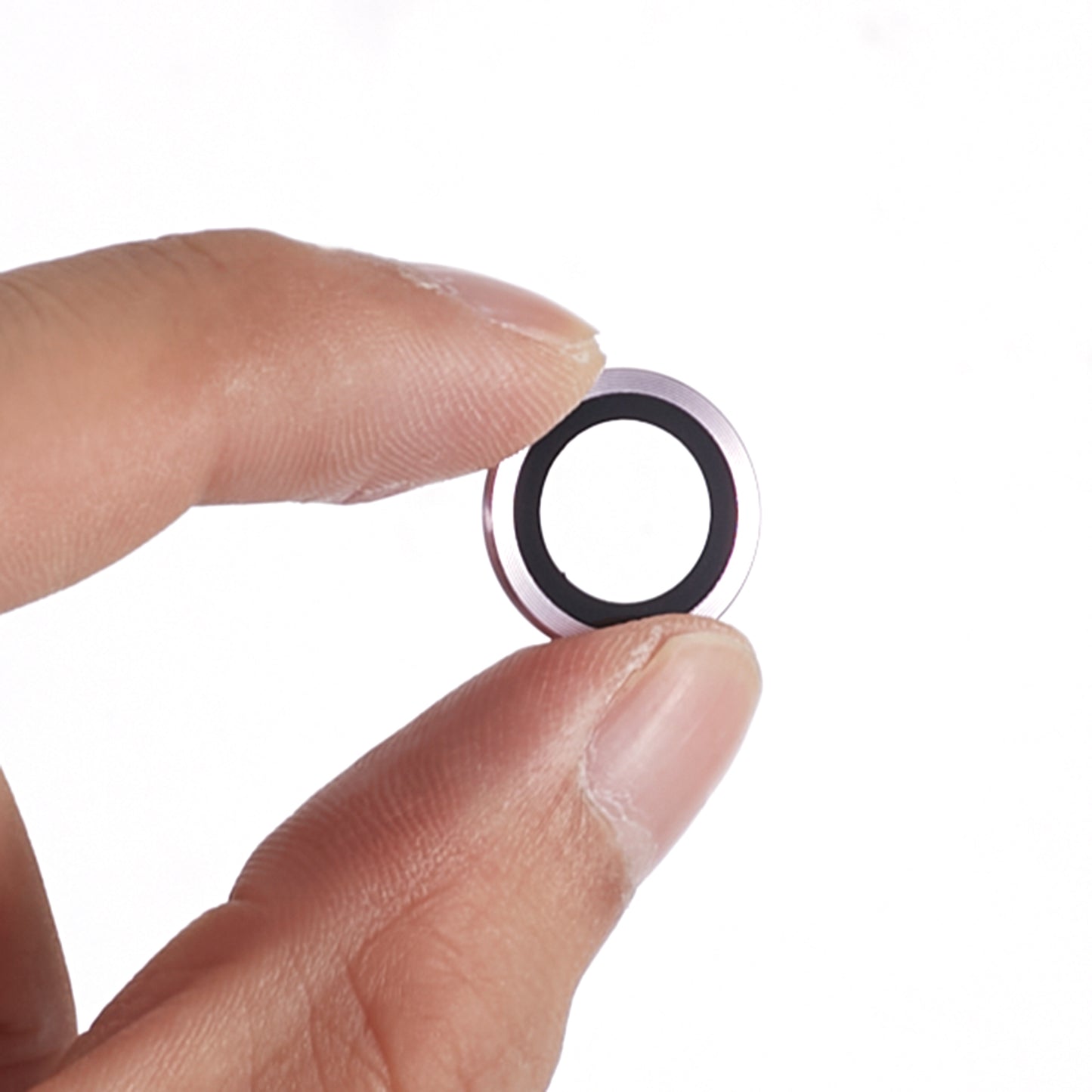 For Samsung Galaxy S24+ 1 Set Camera Lens Protector Metal + Tempered Glass Film - Pink