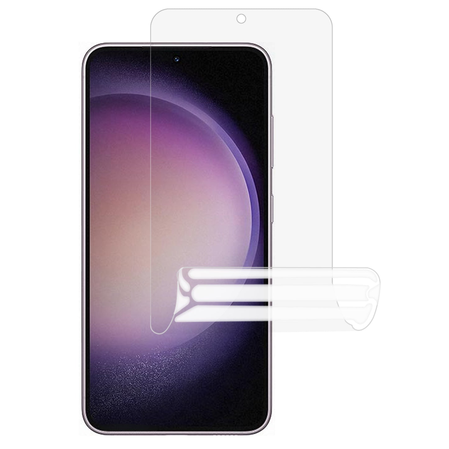 For Samsung Galaxy S24+ Full Screen Protector Soft PET Matte Anti-fingerprint Film