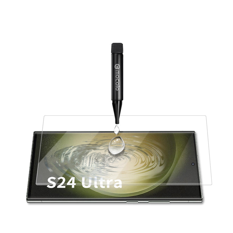 MOCOLO For Samsung Galaxy S24 Ultra Screen Protector UV Liquid Adhesive Tempered Glass 3D Curved Film