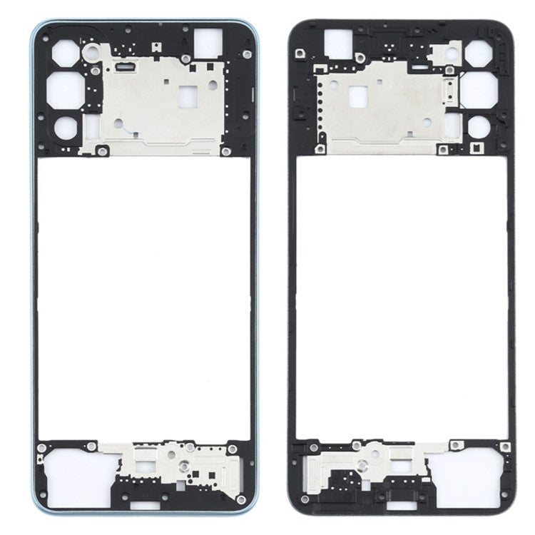 For Oppo Reno4 5G OEM Middle Housing Plate Frame Part (without Logo) - Blue