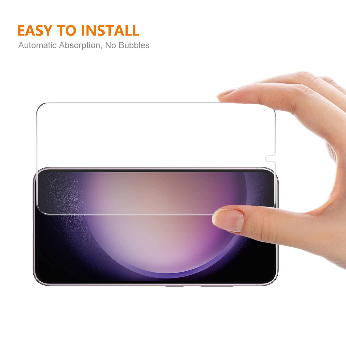 ENKAY HAT PRINCE for Samsung Galaxy S24+ Full Glue Screen Protector 0.18mm Ultra Thin (Fingerprint Unlock)