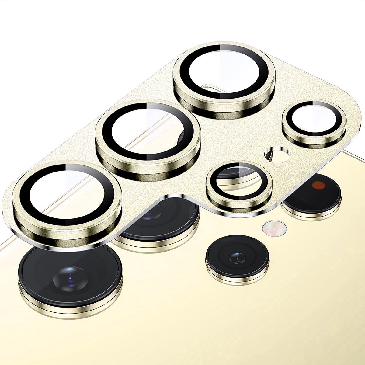 ENKAY HAT PRINCE For Samsung Galaxy S24 Ultra Camera Lens Protector AR HD Clear Lens Film - Yellow