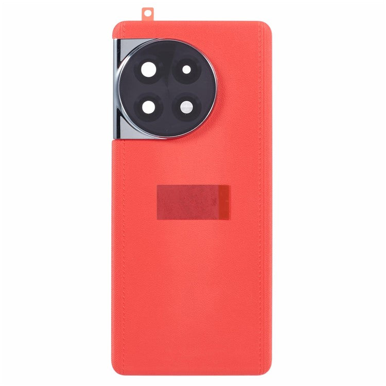 For OnePlus 11R 5G OEM Battery Housing with Adhesive Sticker + Camera Lens Cover - Red