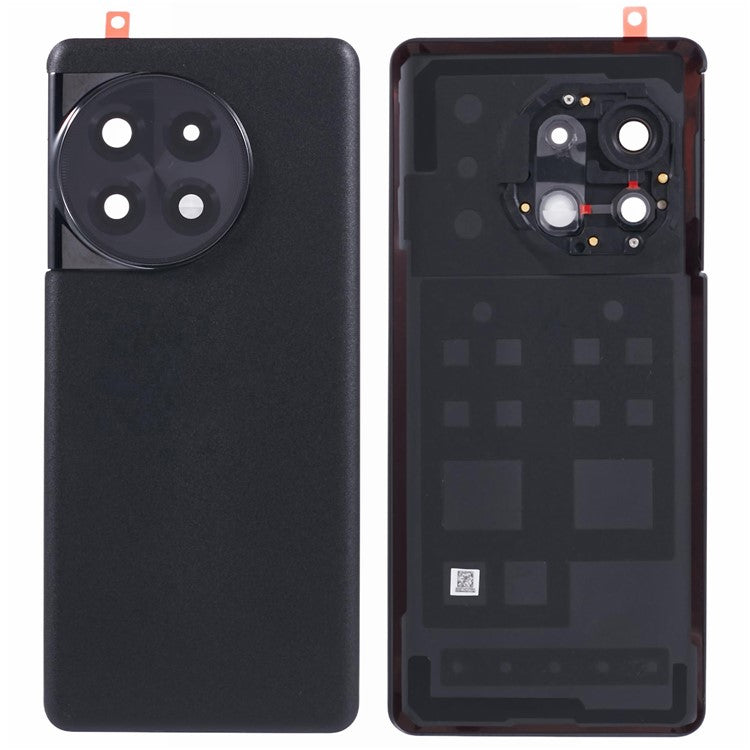 For OnePlus 11R 5G OEM Battery Housing with Adhesive Sticker + Camera Lens Cover - Black