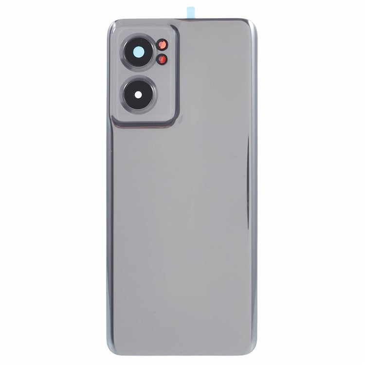 For OnePlus Nord CE 2 5G OEM Battery Housing with Adhesive Sticker + Camera Lens Cover - Grey