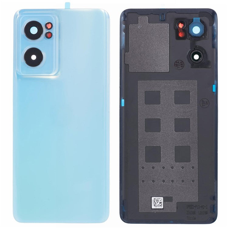 For OnePlus Nord CE 2 5G OEM Battery Housing with Adhesive Sticker + Camera Lens Cover - Blue