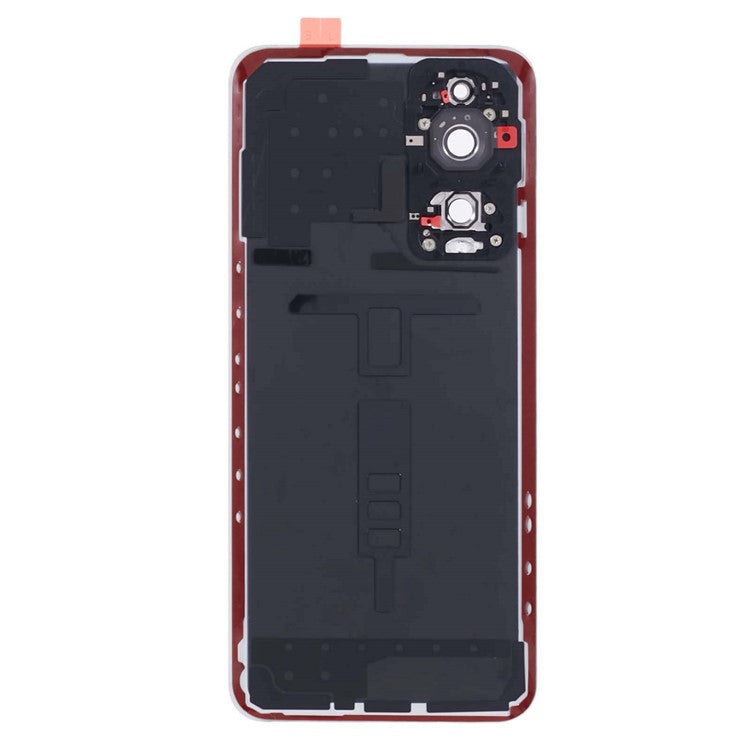 For Honor 90 REA-AN00 REA-NX9 OEM Battery Housing with Adhesive Sticker + Camera Lens Cover - Silver