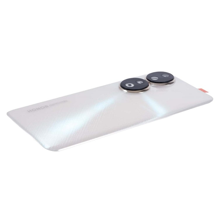 For Honor 90 REA-AN00 REA-NX9 OEM Battery Housing with Adhesive Sticker + Camera Lens Cover - Silver