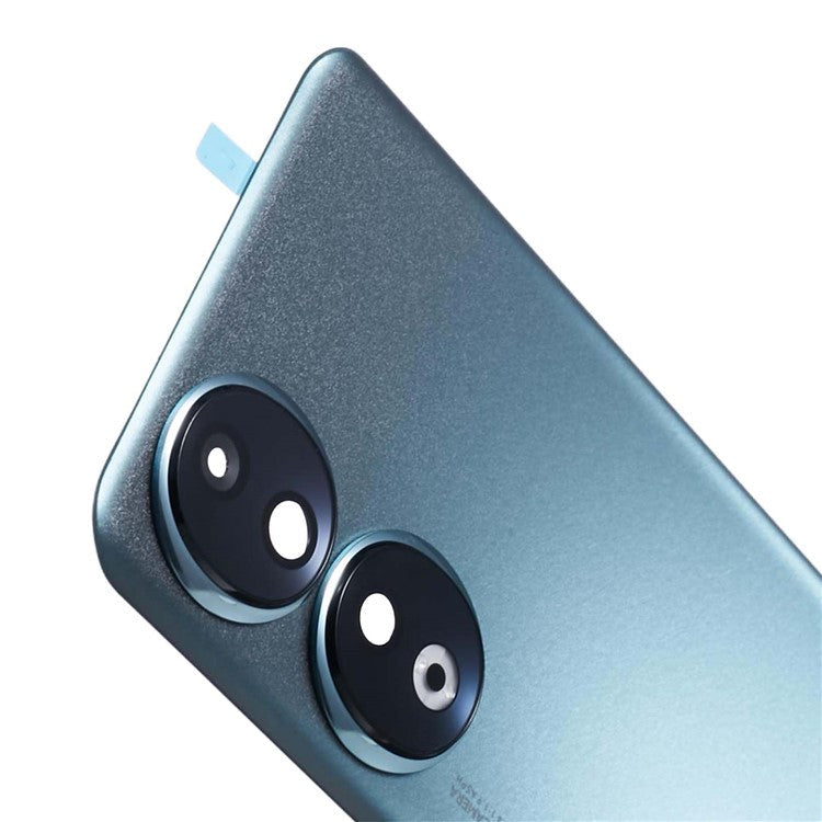 For Honor 90 REA-AN00 REA-NX9 OEM Battery Housing with Adhesive Sticker + Camera Lens Cover - Green