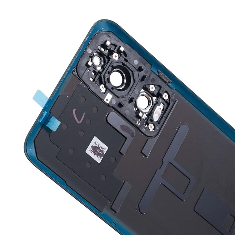 For Honor 90 REA-AN00 REA-NX9 OEM Battery Housing with Adhesive Sticker + Camera Lens Cover - Green