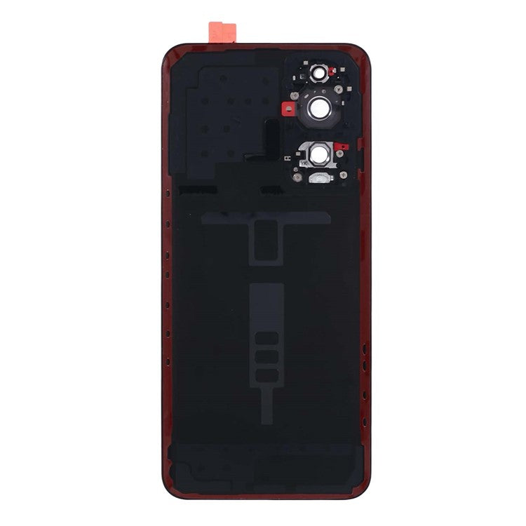 For Honor 90 REA-AN00 REA-NX9 OEM Battery Housing with Adhesive Sticker + Camera Lens Cover - Black