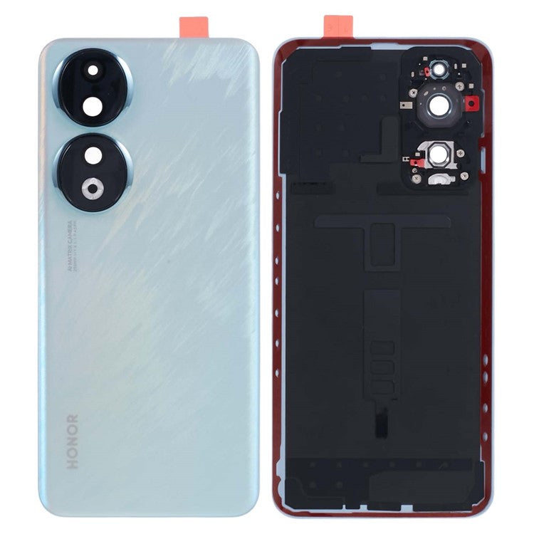 For Honor 90 REA-AN00 REA-NX9 OEM Battery Housing with Adhesive Sticker + Camera Lens Cover - Blue
