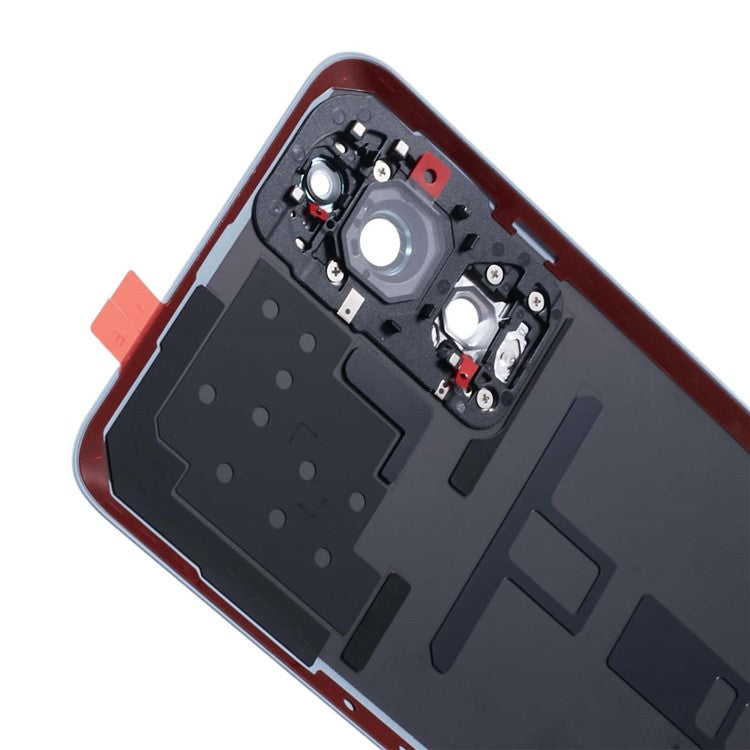For Honor 90 REA-AN00 REA-NX9 OEM Battery Housing with Adhesive Sticker + Camera Lens Cover - Blue