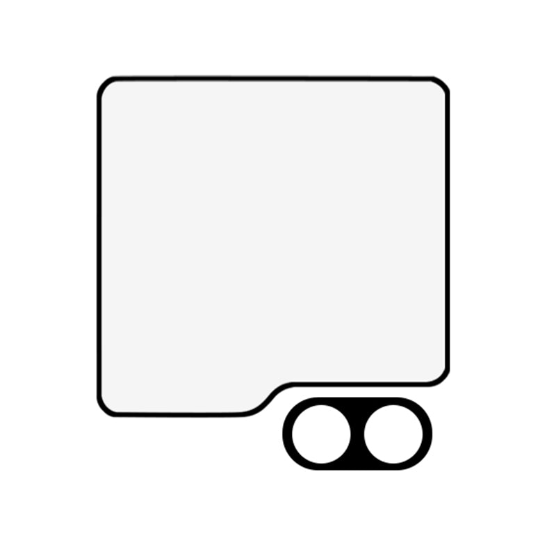 For Samsung Galaxy Z Flip6 5G Tempered Glass Film Set Camera Lens Protector + Small Screen Protector