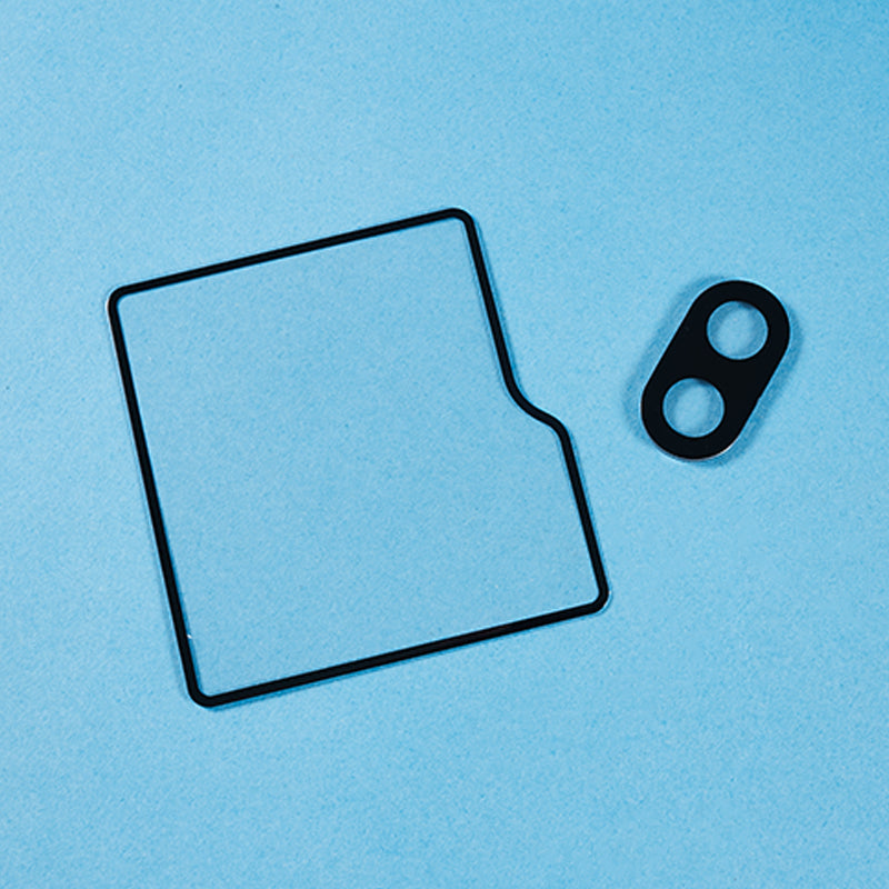 For Samsung Galaxy Z Flip6 5G Tempered Glass Film Set Camera Lens Protector + Small Screen Protector