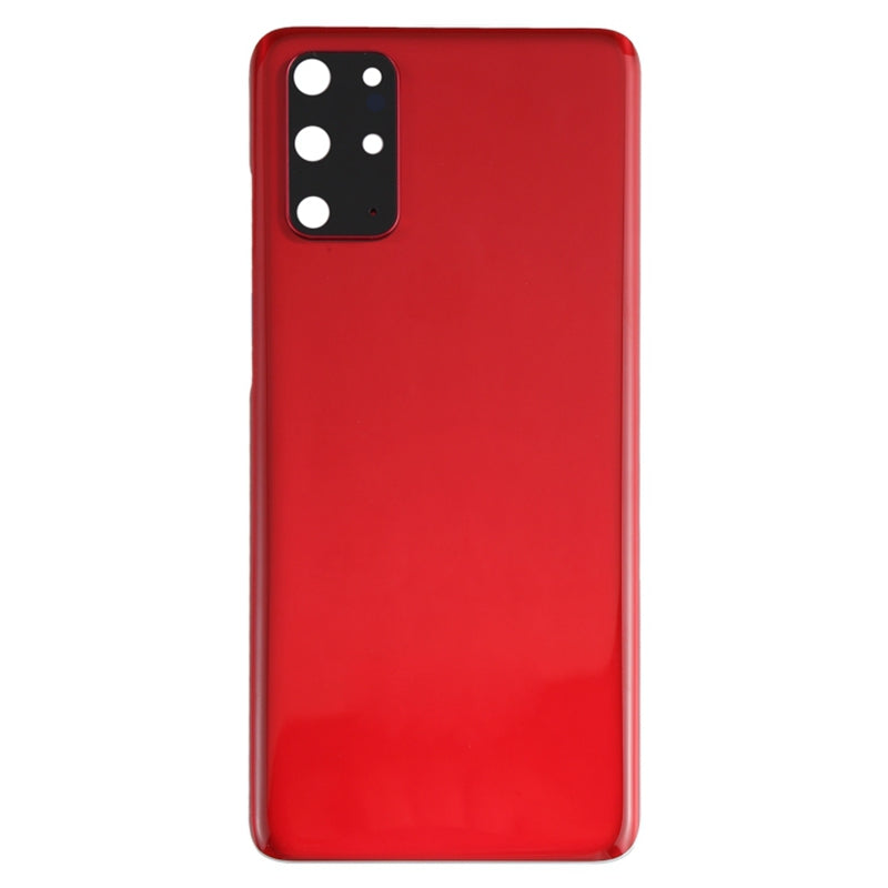For Samsung Galaxy S20 Plus 4G G985 Battery Housing with Adhesive Sticker + Camera Lens Cover - Red