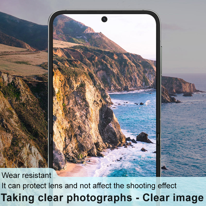 IMAK For Samsung Galaxy Z Flip6 5G Camera Lens Protector Integrated Tempered Glass+Acrylic Lens Cap (Black Version)