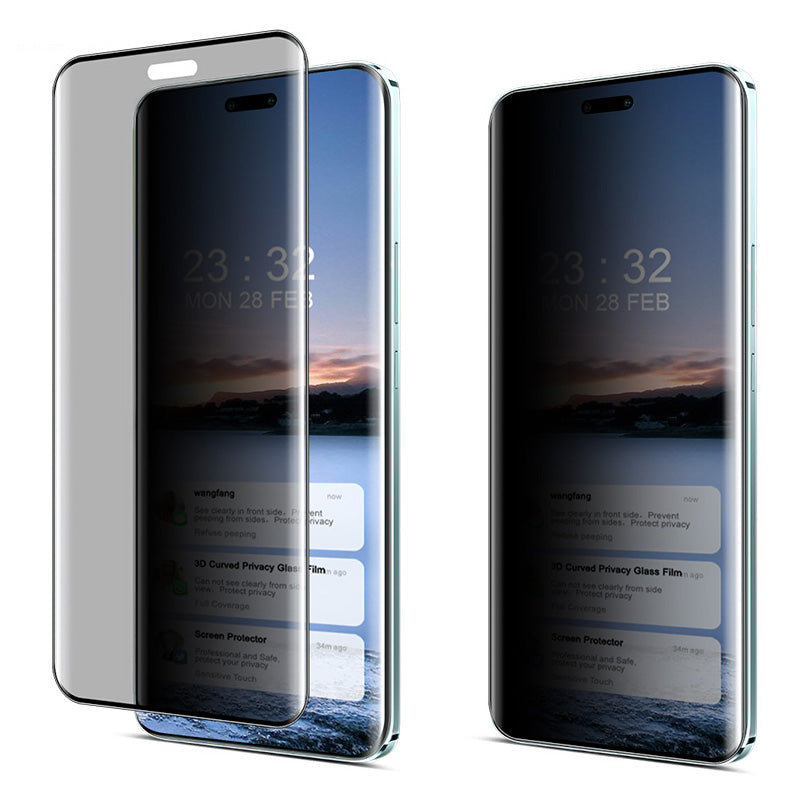 IMAK For Honor Magic6 RSR Porsche Design 5G Anti-Spy Privacy Screen Protector 3D Curved Tempered Glass Film