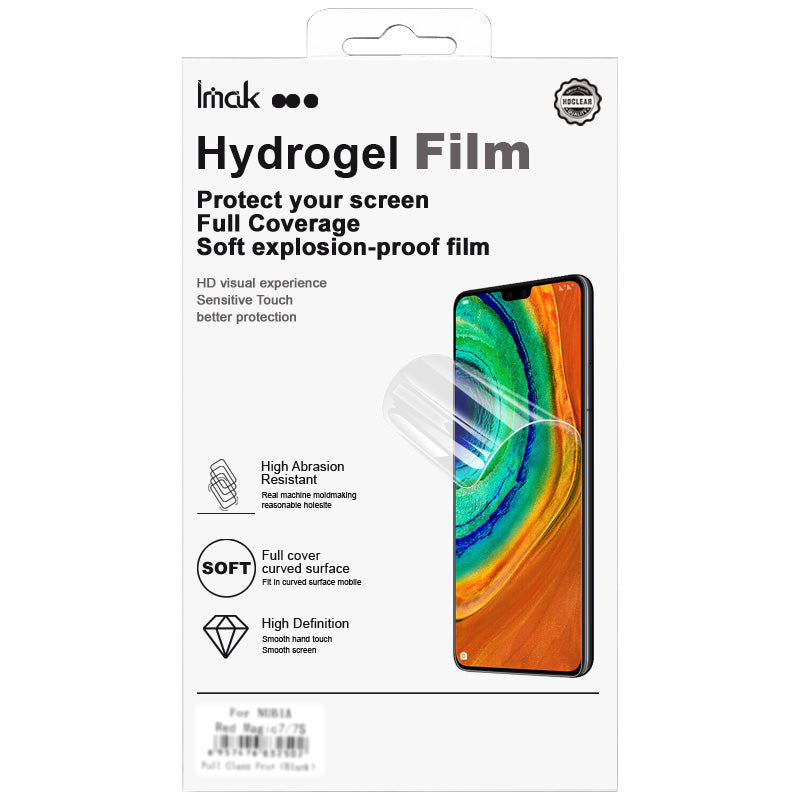 IMAK 2Pcs  /  Set Hydrogel Film III for Oppo A3 Pro 5G Soft TPU Screen Protector Full Glue HD Clear  Film