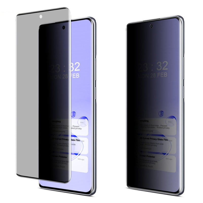 IMAK For Oppo A3 Pro 5G Anti-Spy Screen Protector 3D Curved Side Glue Film (No Edge Version)