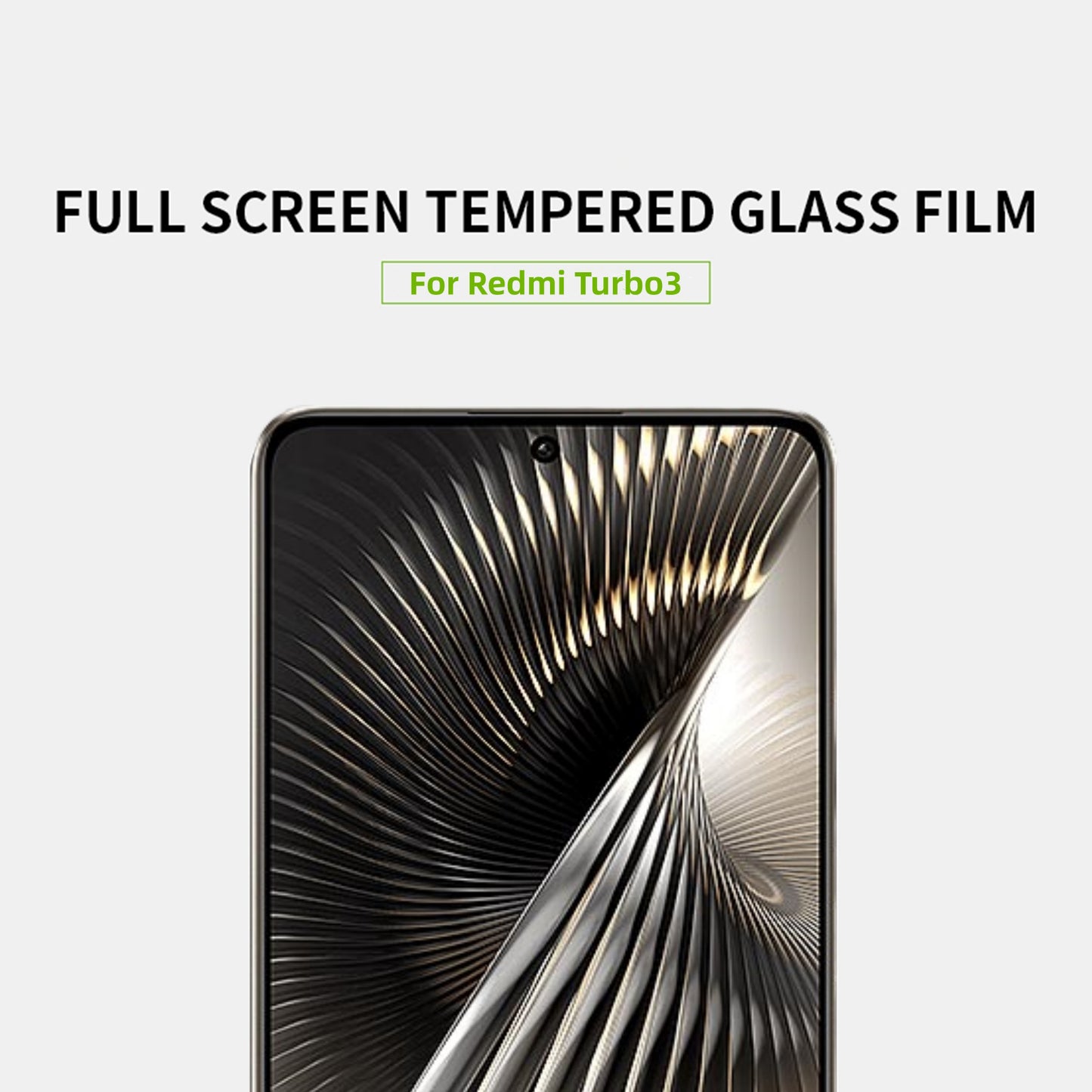 MOFI JK Series-1 for Xiaomi Redmi Turbo 3 5G Screen Protector HD Shatterproof 2.5D Arc Edge Film