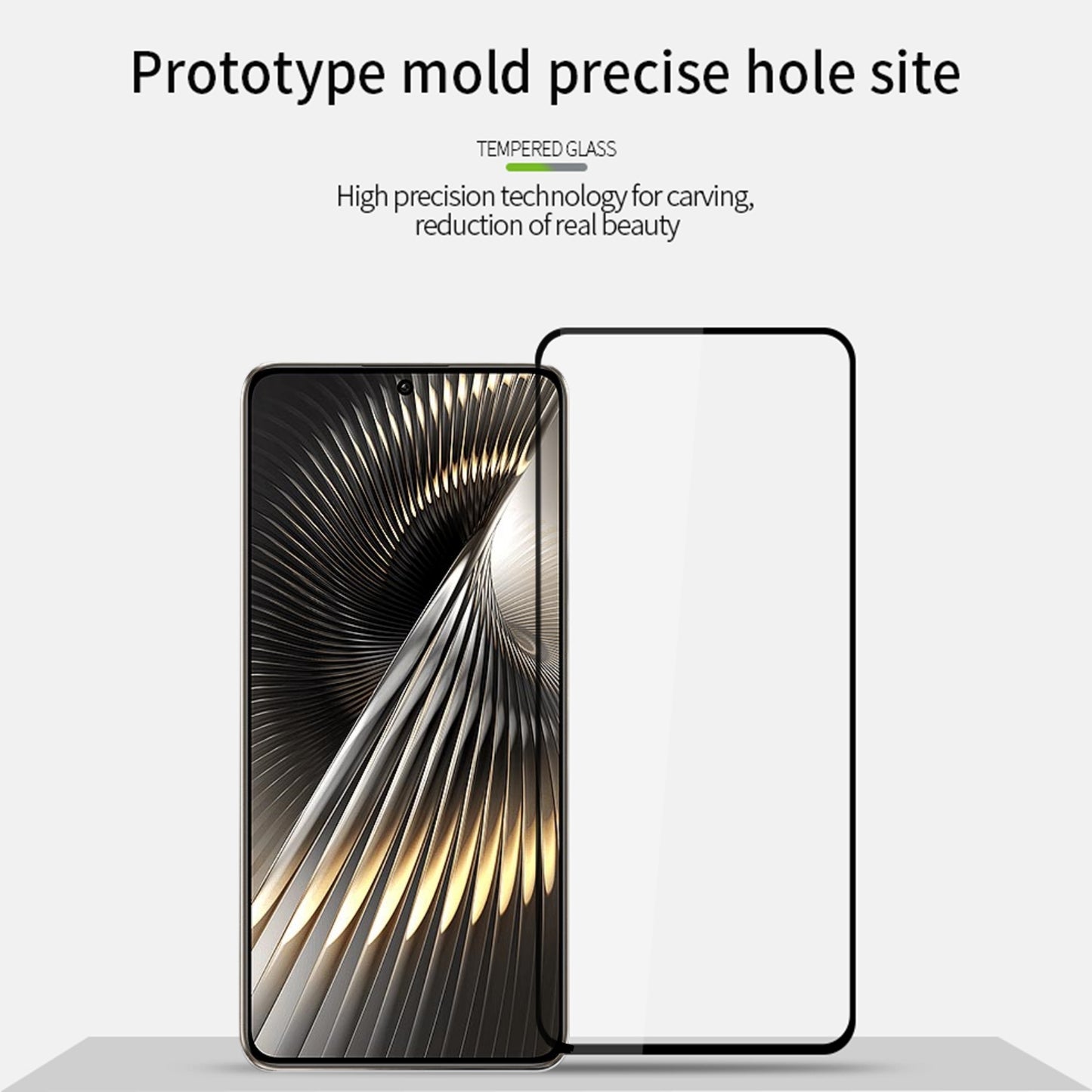 MOFI JK Series-1 for Xiaomi Redmi Turbo 3 5G Screen Protector HD Shatterproof 2.5D Arc Edge Film