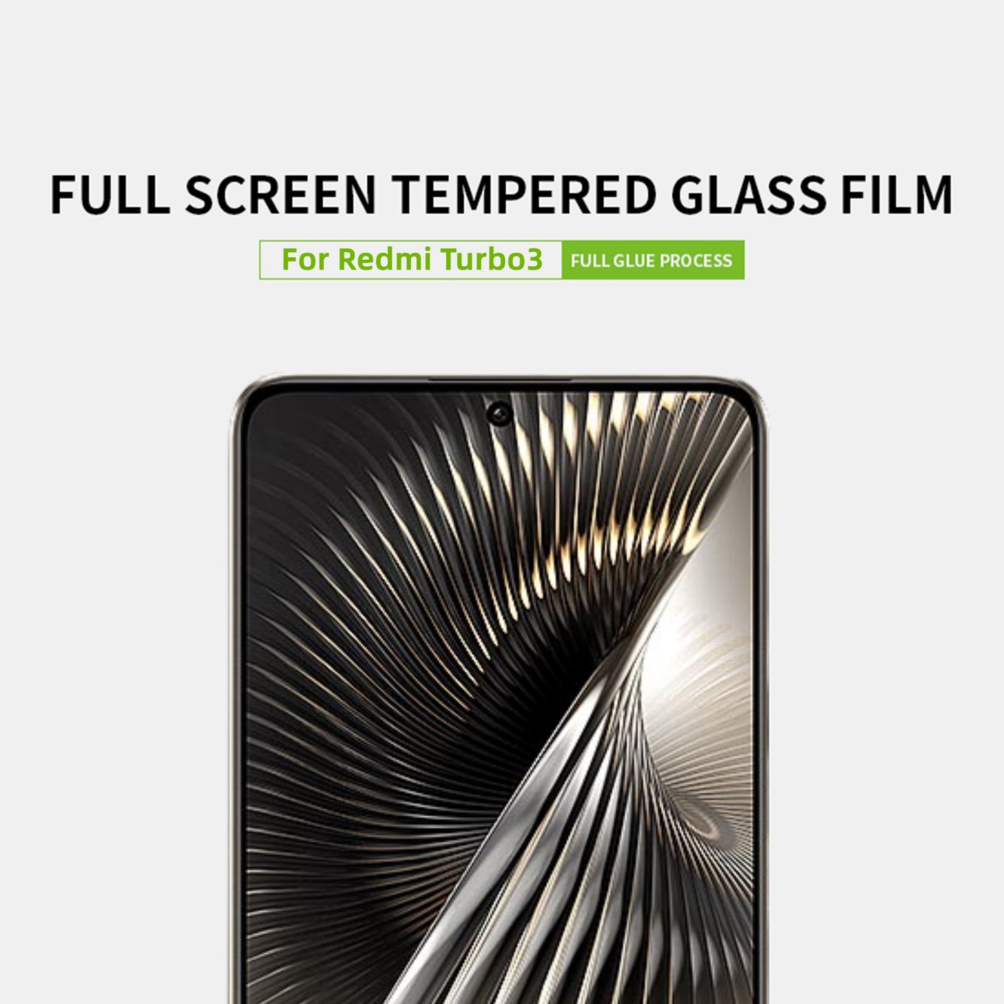 PINWUYO JK Series-2 for Xiaomi Redmi Turbo 3 5G HD Clear Screen Protector High Aluminum-silicon Glass Film
