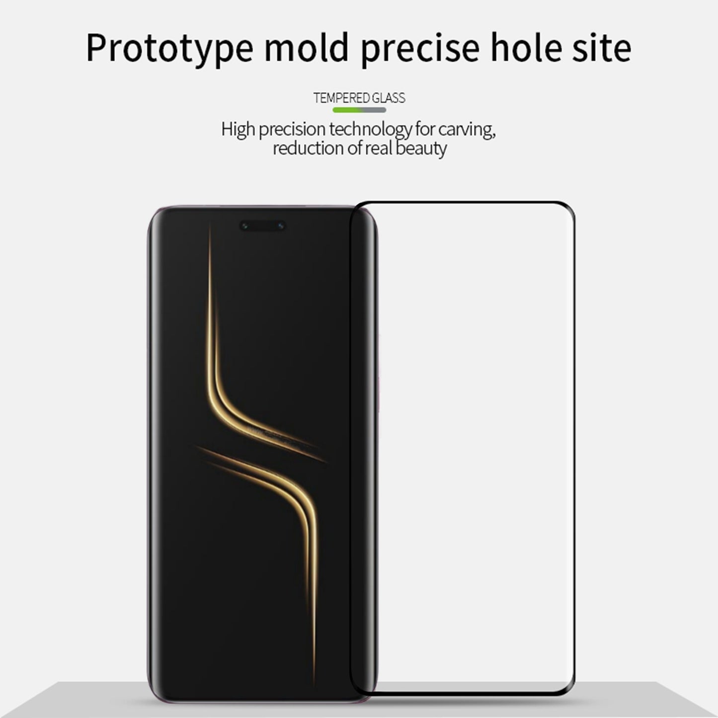 PINWUYO For Honor Magic6 Ultimate 5G / Magic6 RSR Porsche Design 5G Screen Protector 3D Hot Bending Ultra Clear Tempered Glass Film