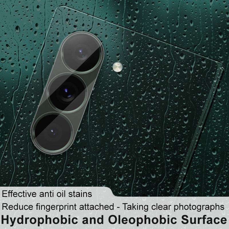 IMAK For Samsung Galaxy Z Fold6 5G Rear Lens Film + Acrylic Lens Cap Tempered Glass Rear Camera Lens Protectors