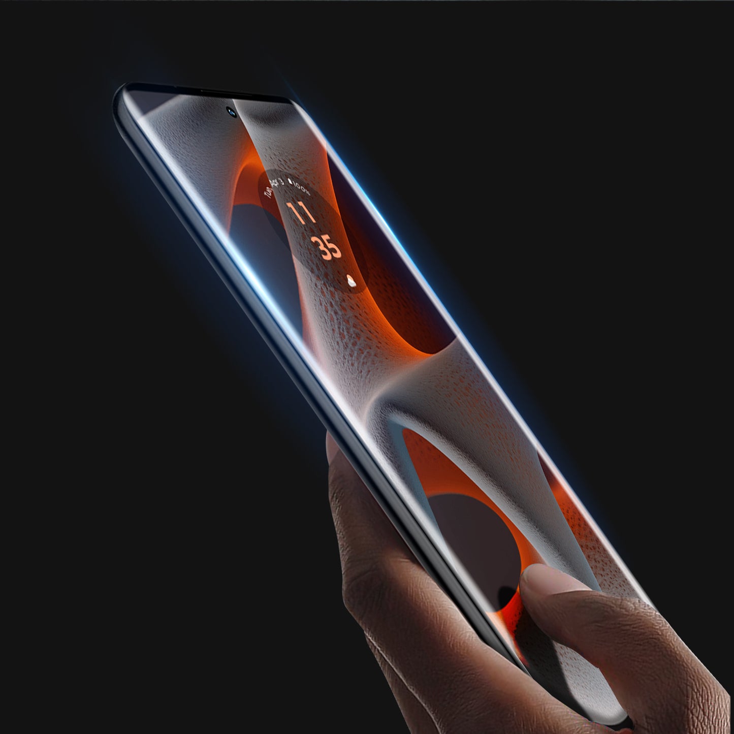 DUX DUCIS For Motorola Edge 50 Pro 5G Screen Protector Hot Bending Full Glue Medium Alumina Glass Film