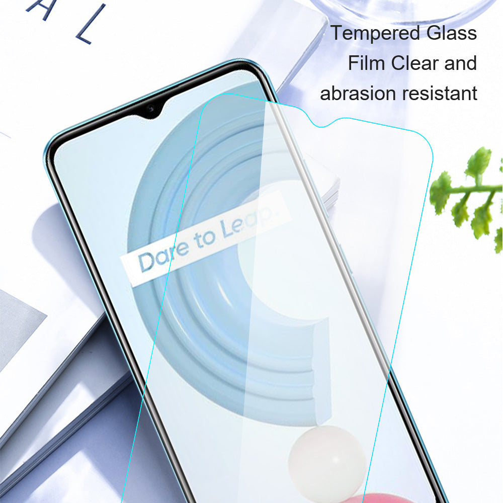 AMORUS For Realme 12 Lite 4G High Aluminum-silicon Glass Screen Protector 2.5D Arc Edge 9H Screen Film