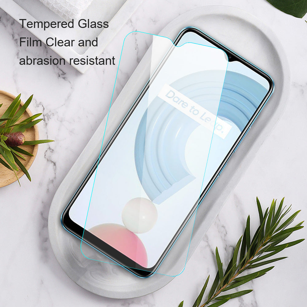 AMORUS For Realme 12 Lite 4G High Aluminum-silicon Glass Screen Protector 2.5D Arc Edge 9H Screen Film