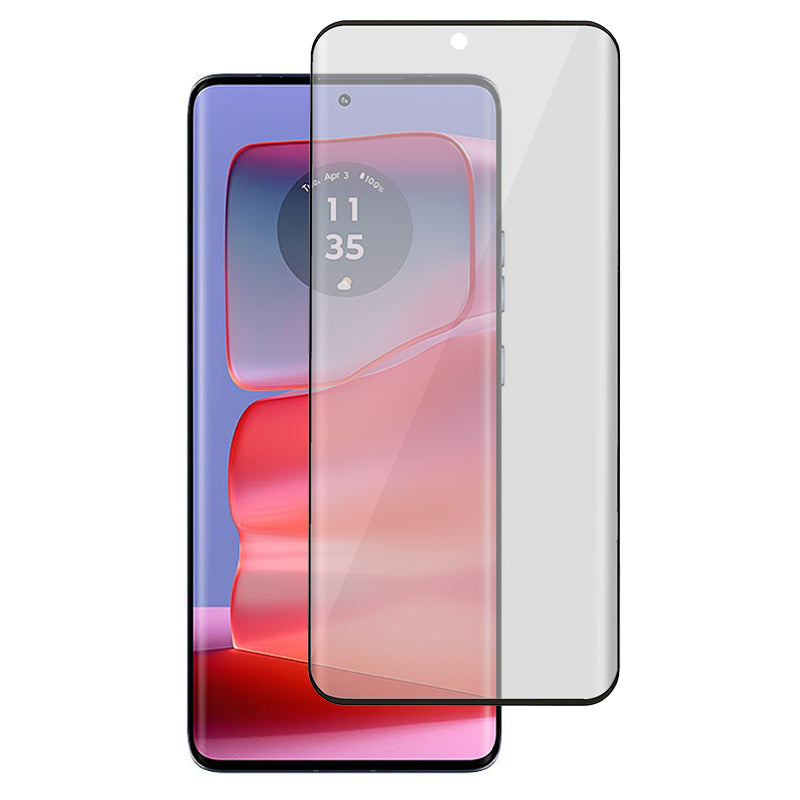 For Motorola Edge 50 Pro 5G / Edge 50 Ultra 5G Anti-peep Screen Protector 3D Curved Edge Tempered Glass Film