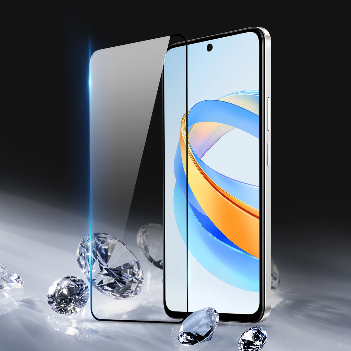 DUX DUCIS For Honor X7b 5G Screen Protector Clear Medium Alumina Glass Shatterproof Film (9D)