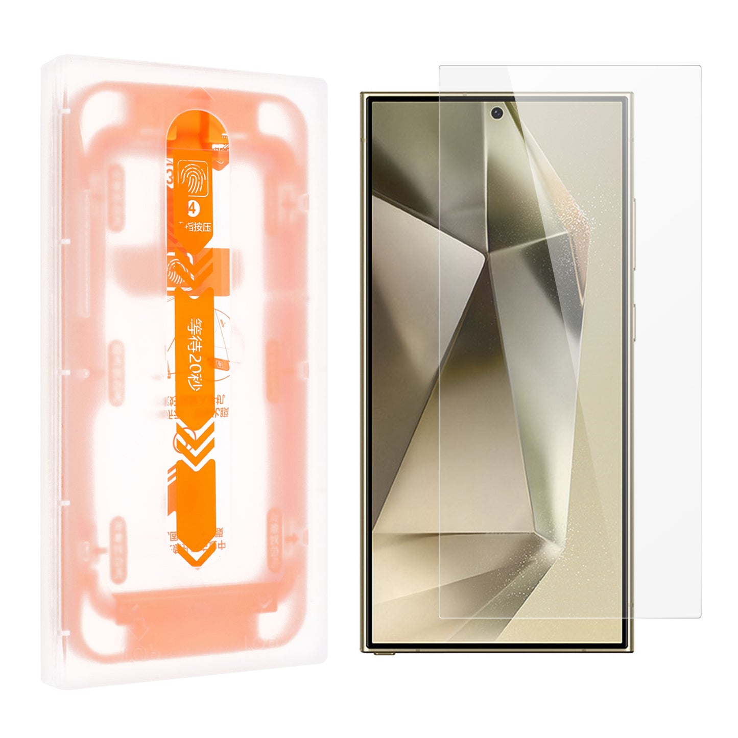 For Samsung Galaxy S24 Ultra Screen Protector Tempered Glass Film with Installation Tool Dust-Free