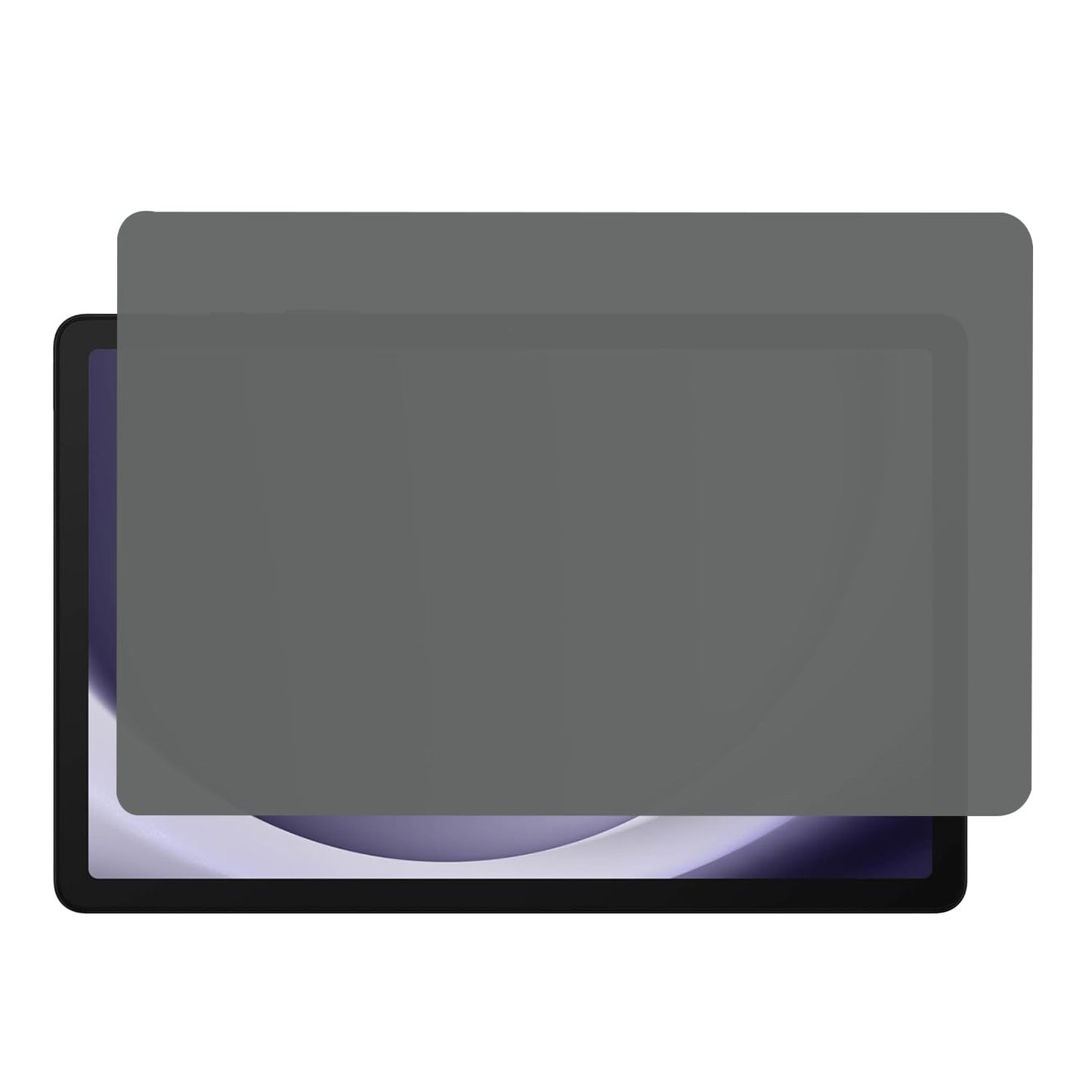 For Samsung Galaxy Tab A9 Anti-Spy Tempered Glass Screen Protector 0.3mm Arc Edge Film