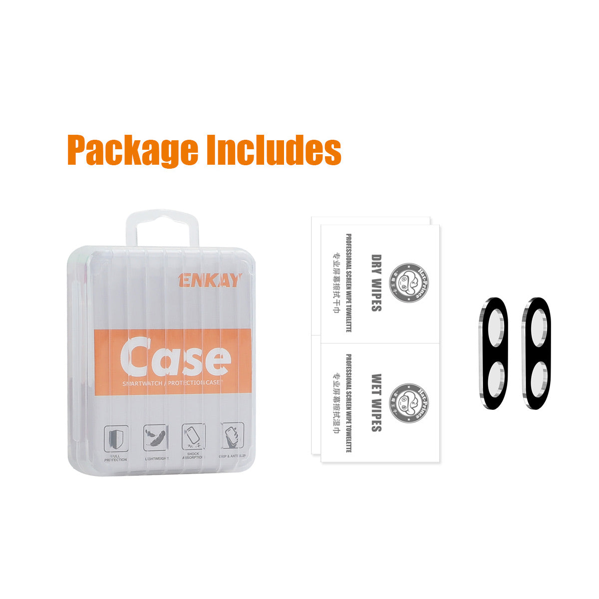 ENKAY HAT PRINCE 2Pcs for Samsung Galaxy Z Flip6 5G Camera Lens Protector Integrated Anti-explosion Lens Film - Black