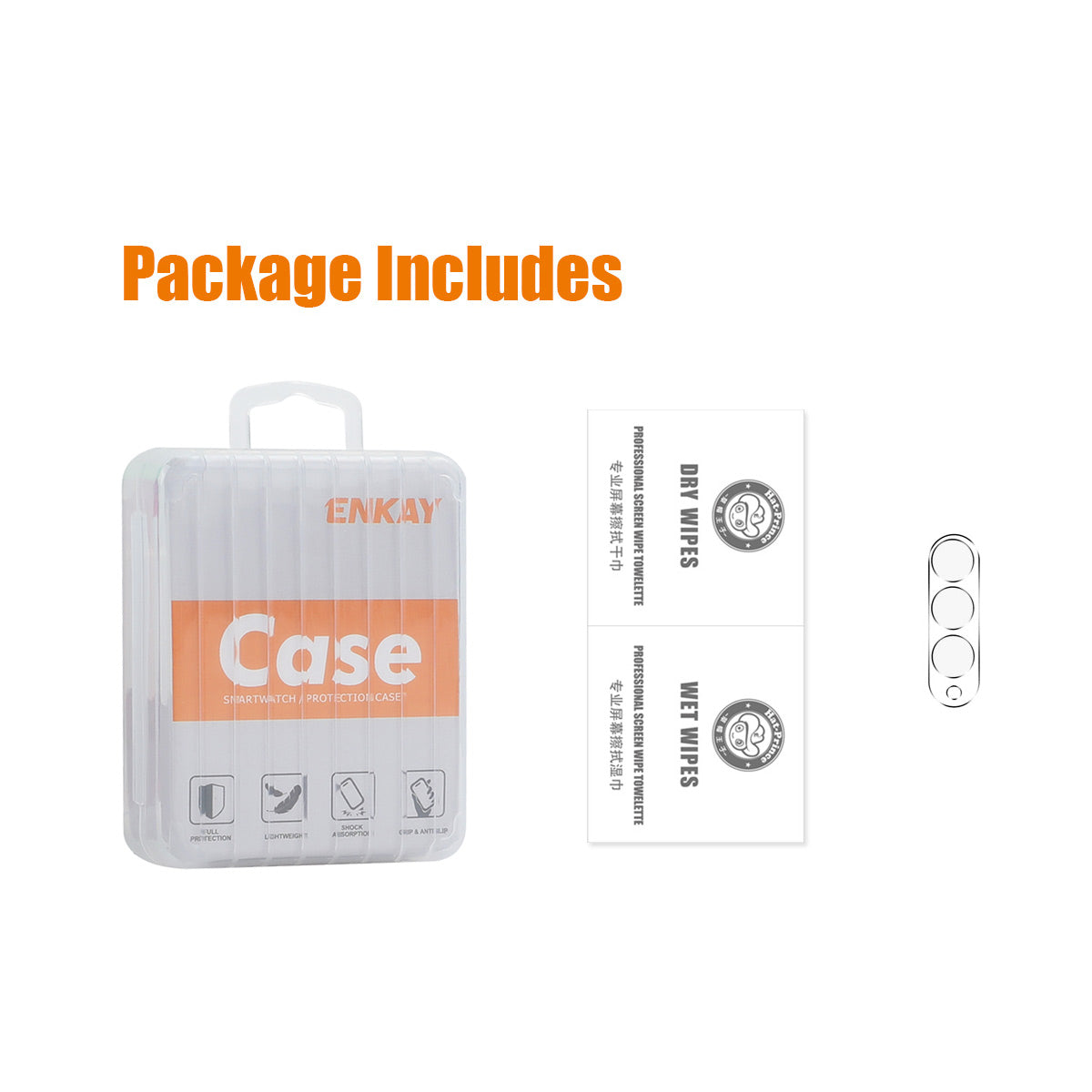 ENKAY HAT PRINCE for Samsung Galaxy Z Fold6 5G Integrated Camera Lens Film Tempered Glass Lens Protector - Transparent