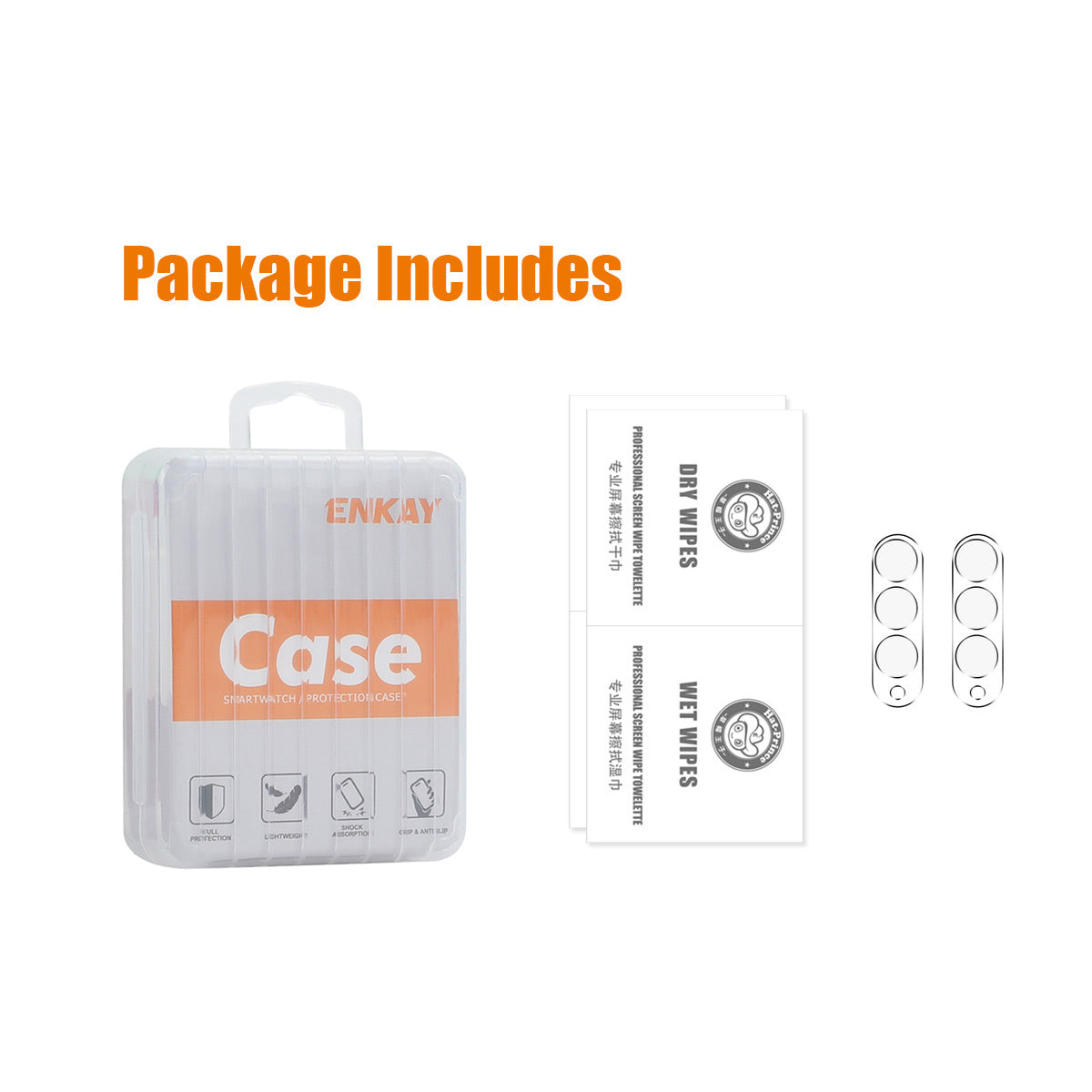 ENKAY HAT PRINCE 2Pcs For Samsung Galaxy Z Fold6 5G Camera Lens Protector Tempered Glass Phone Lens Film - Transparent