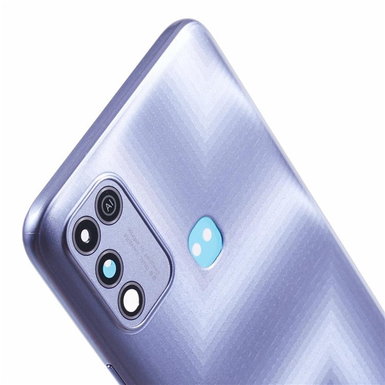 For Infinix Hot 10 Play X688 Replacement Part Back Battery Housing Cover - Purple