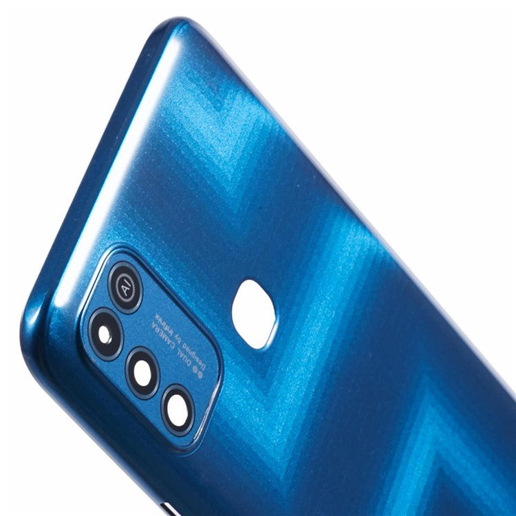 For Infinix Hot 10 Play X688 Replacement Part Back Battery Housing Cover - Blue