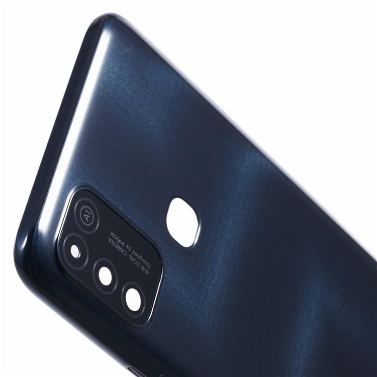 For Infinix Hot 10 Play X688 Replacement Part Back Battery Housing Cover - Black