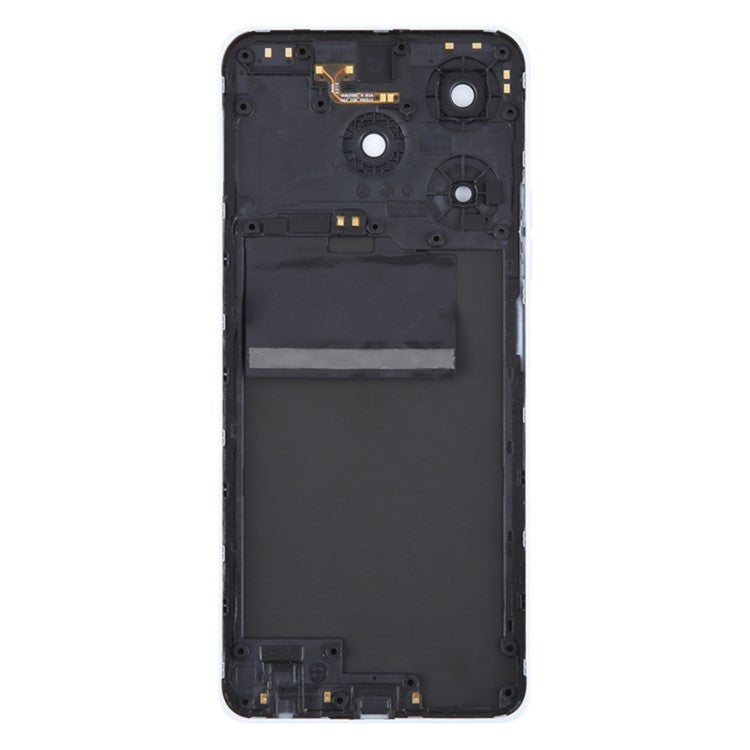 For TECNO Spark 10 Pro KI7 Back Battery Housing Cover with Camera Ring Lens Cover Spare Part - White